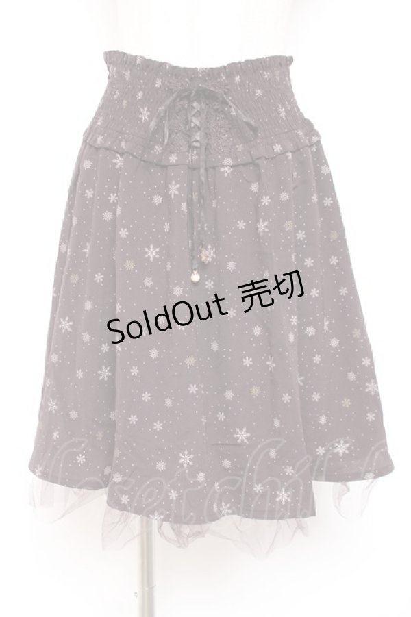 画像1: axes femme POETIQUE / 雪の結晶スカート M 茶 Y-26-01-07-185-AX-SK-SZ-ZS (1)