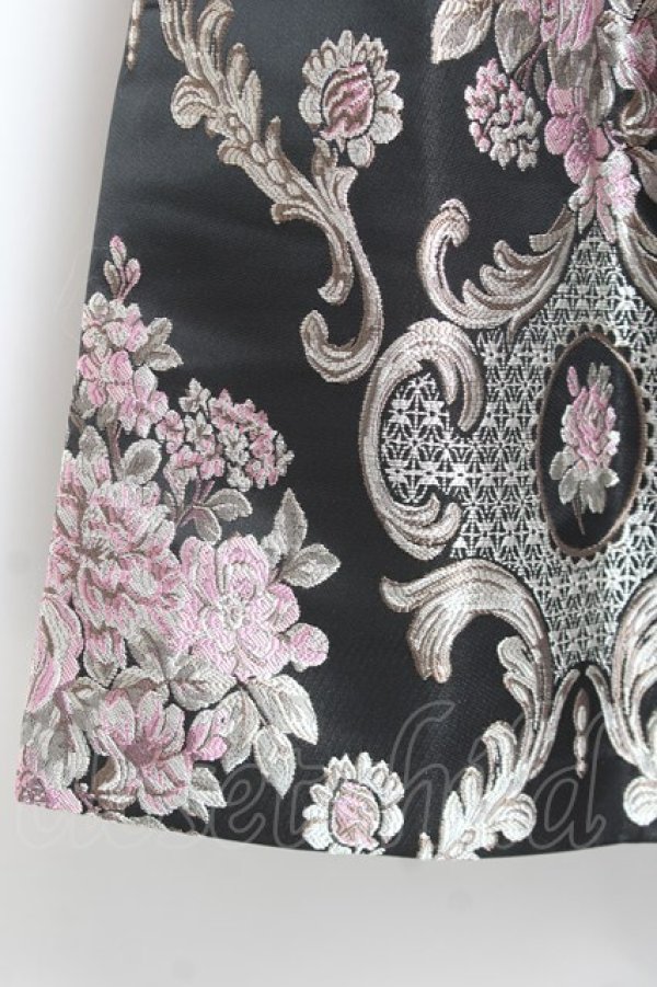 画像3: axes femme / ジャガードスカート M 黒 Y-26-01-07-189-AX-SK-SZ-ZY (3)