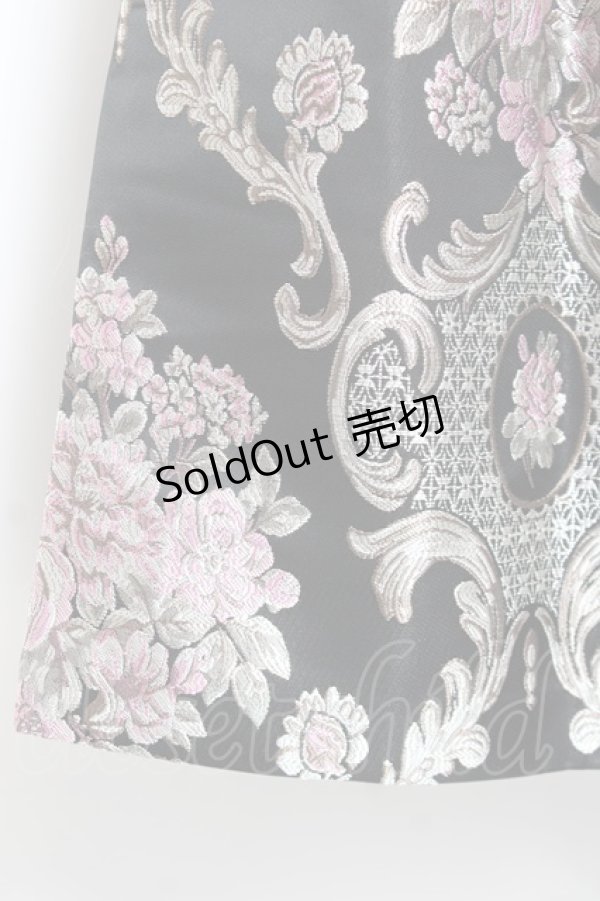 画像3: axes femme / ジャガードスカート M 黒 Y-26-01-07-189-AX-SK-SZ-ZY (3)