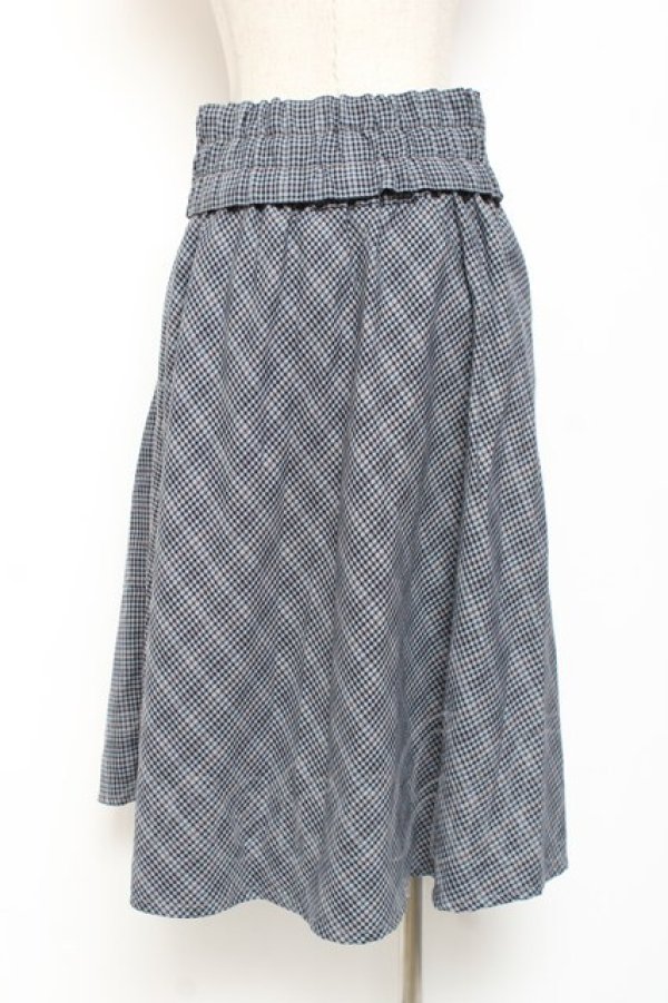 画像2: axes femme / コルセット風ベルトスカート M グレー Y-26-01-07-191-AX-SK-SZ-ZY (2)