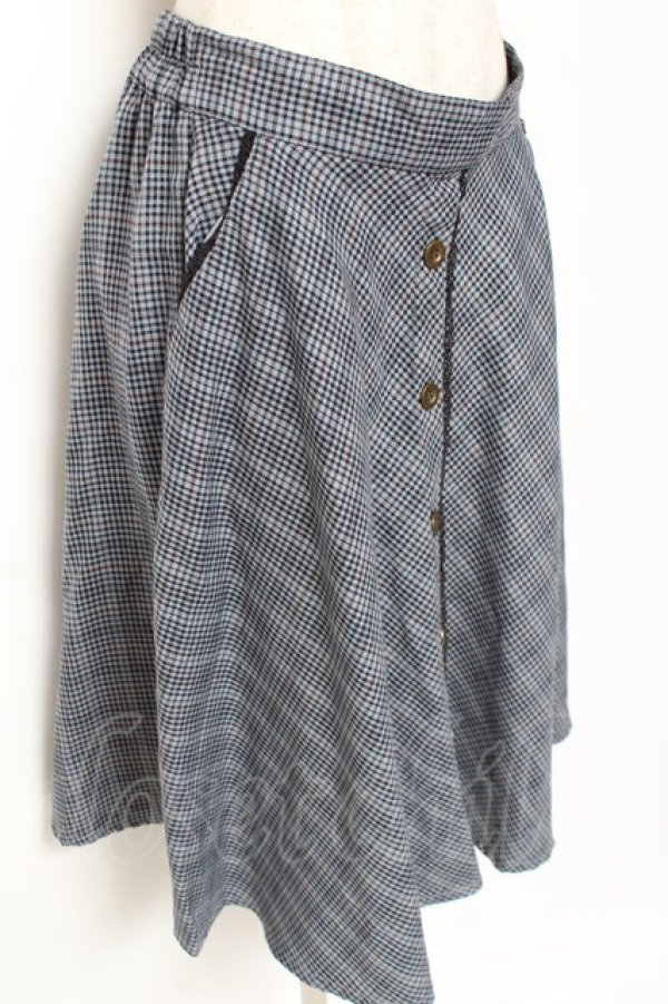 画像4: axes femme / コルセット風ベルトスカート M グレー Y-26-01-07-191-AX-SK-SZ-ZY (4)