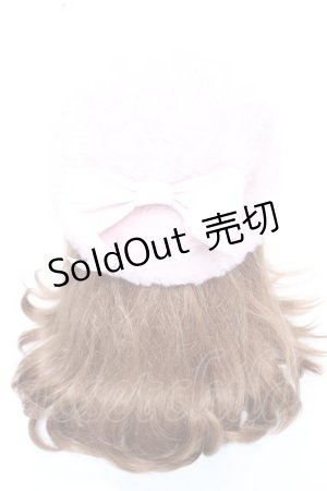 画像: Lovely Tency / 眞白ありすコラボ リボンベレー帽  ピンク Y-26-01-07-028-LO-AC-SZ-ZY