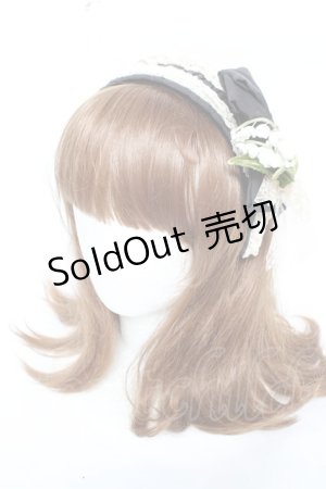 画像: Hoshibako Works / すずらんのしおりカチューシャ  黒 Y-26-01-07-032-LO-AC-SZ-ZY