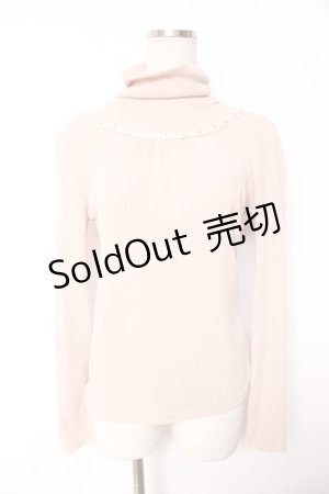 画像: axes femme / パール使いリブタートル M アワピンク Y-26-01-07-037-AX-TO-SZ-ZI