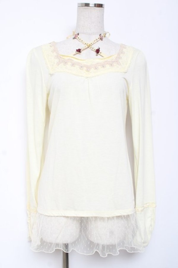 画像1: axes femme / ストラップ付きインナープルオーバー M 生成り Y-26-01-09-032-AX-TO-SZ-ZY (1)