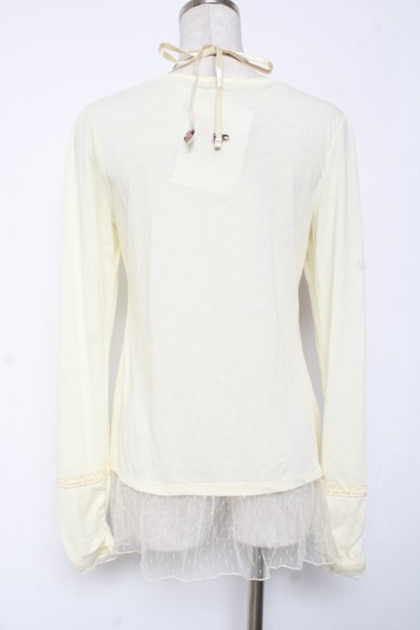 画像3: axes femme / ストラップ付きインナープルオーバー M 生成り Y-26-01-09-032-AX-TO-SZ-ZY (3)