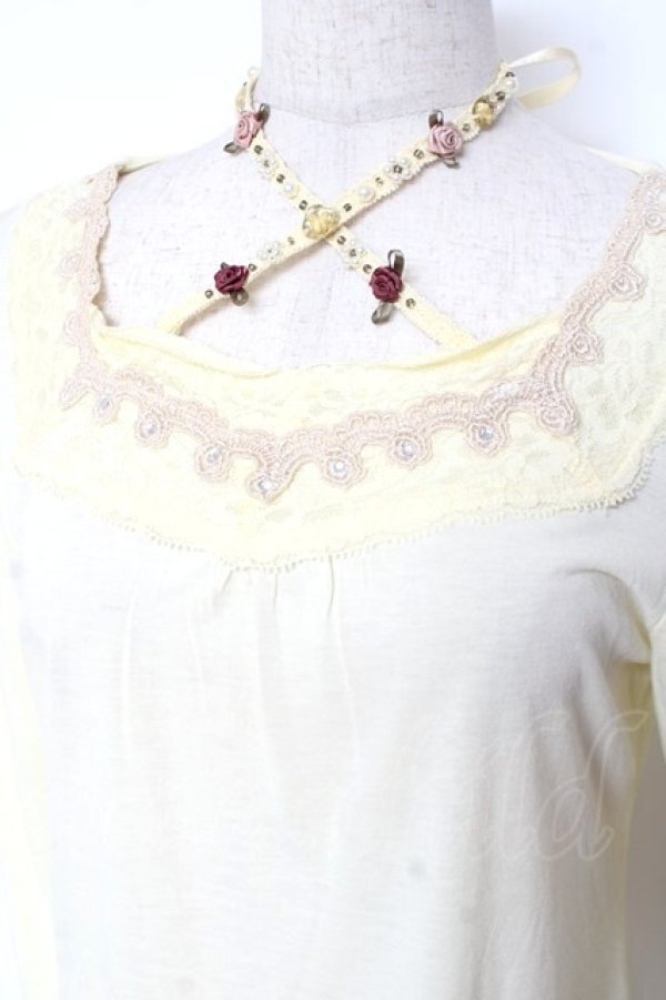 画像4: axes femme / ストラップ付きインナープルオーバー M 生成り Y-26-01-09-032-AX-TO-SZ-ZY (4)