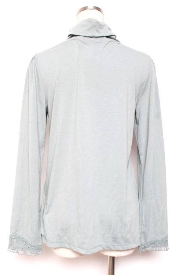 画像2: axes femme / ローズレースハイネックインナーカットソー L ミント Y-26-01-09-038-AX-TO-SZ-ZY (2)