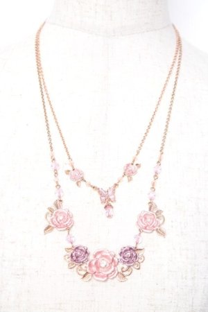 画像: axes femme / シュガーローズネックレス  ゴールド Y-26-01-09-005-AX-AC-SZ-ZY