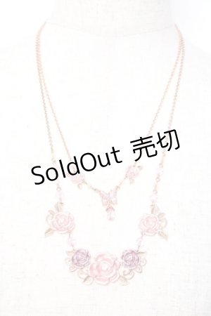 画像: axes femme / シュガーローズネックレス  ゴールド Y-26-01-09-005-AX-AC-SZ-ZY