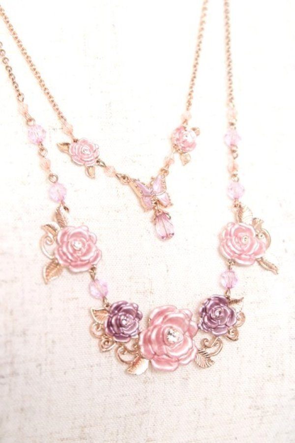 画像2: axes femme / シュガーローズネックレス  ゴールド Y-26-01-09-005-AX-AC-SZ-ZY (2)