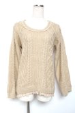 画像1: axes femme / ホッコリニットプルオーバー M 生成り Y-26-01-09-048-AX-TO-SZ-ZY (1)