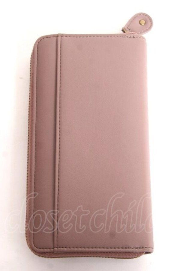画像2: axes femme / バラパッチワーク長財布  淡ピンク Y-26-01-09-007-AX-ZA-SZ-ZY (2)