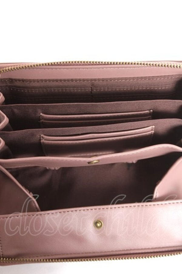 画像3: axes femme / バラパッチワーク長財布  淡ピンク Y-26-01-09-007-AX-ZA-SZ-ZY (3)