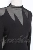 画像3: PUNK RAVE / メッシュ切替ハイネックトップス M-L ブラック Y-26-01-09-066-PU-TO-SZ-ZY (3)
