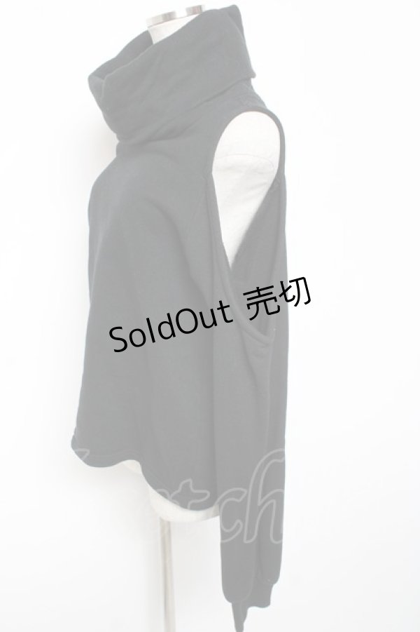 画像2: Na+H / ハイネックオープンショルダートップス  ブラック Y-26-01-09-067-PU-TO-SZ-ZY (2)