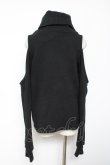 画像3: Na+H / ハイネックオープンショルダートップス  ブラック Y-26-01-09-067-PU-TO-SZ-ZY (3)