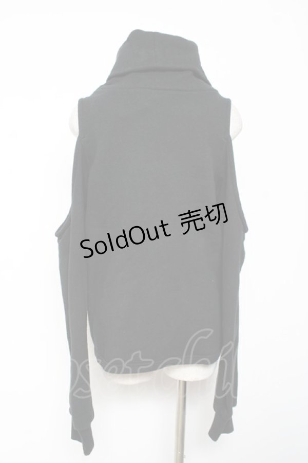 画像3: Na+H / ハイネックオープンショルダートップス  ブラック Y-26-01-09-067-PU-TO-SZ-ZY (3)