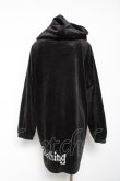 画像3: NieR Clothing / うさ耳フード付ロングパーカーワンピース  黒 Y-26-01-09-075-PU-OP-SZ-ZY (3)