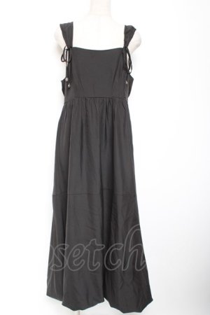 画像: axes femme / バルーンジャンパースカート F 黒 Y-26-01-09-085-AX-OP-SZ-ZY