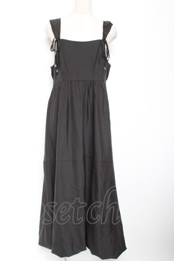 画像1: axes femme / バルーンジャンパースカート F 黒 Y-26-01-09-085-AX-OP-SZ-ZY (1)