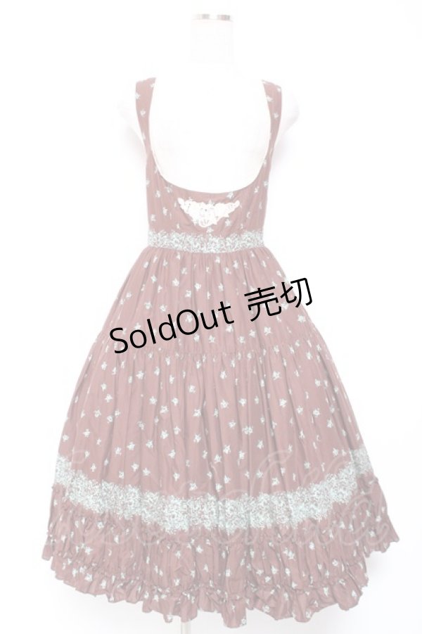 画像1: Victorian maiden / レイラエプロンドレス  ブラウン Y-26-01-09-091-CL-OP-SZ-ZY (1)