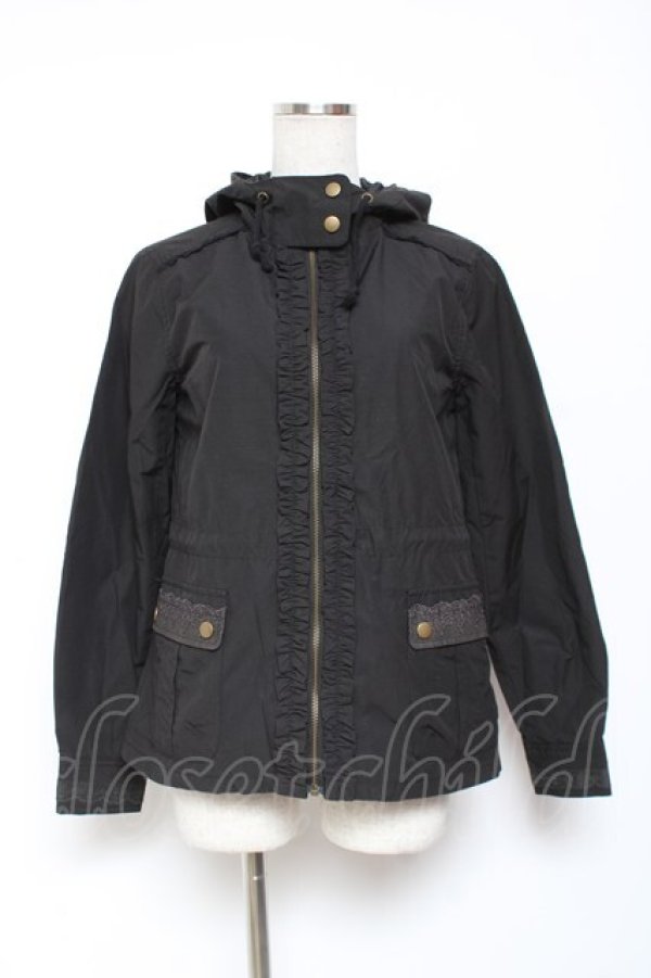 画像1: axes femme / フェミニンマウンテンパーカー Ｍ 黒 Y-26-01-09-093-AX-JA-SZ-ZY (1)