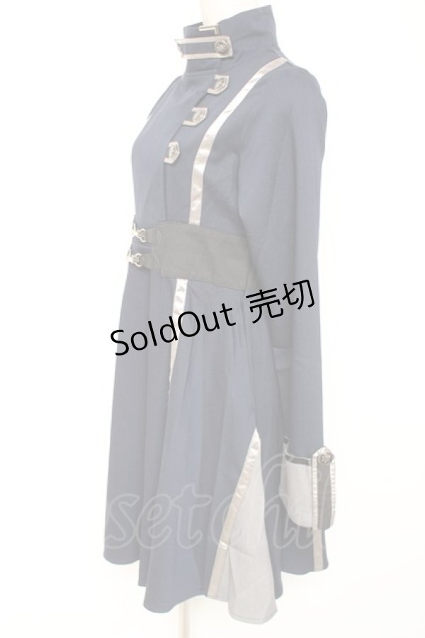 画像2: Favorite / 聖女ジャンヌダルクの騎士ワンピース M 紺 Y-26-01-09-115-LO-OP-SZ-ZY (2)