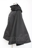 画像2: Deorart / ファイヤーマンバックルフード付マントコート M 黒 Y-26-01-09-116-PU-CO-SZ-ZY (2)