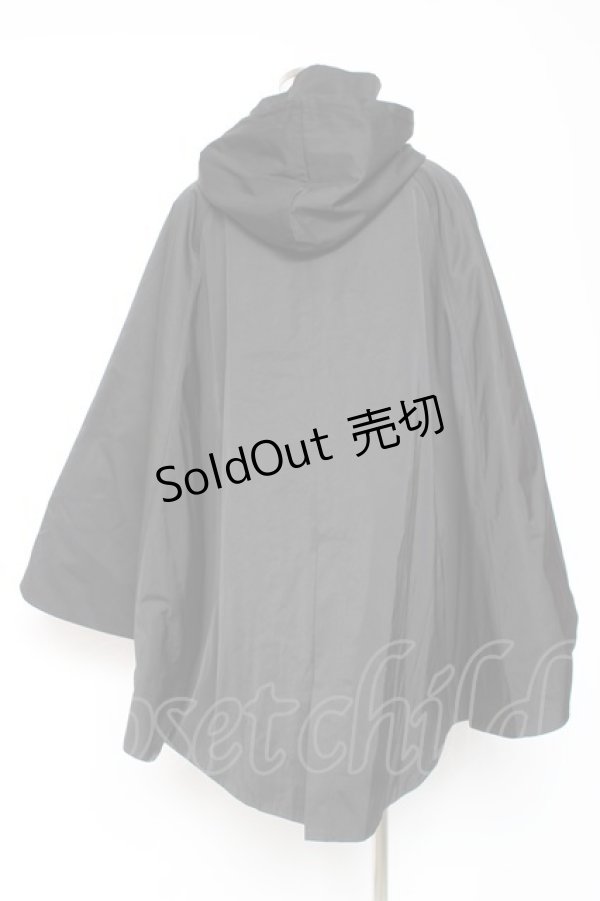 画像3: Deorart / ファイヤーマンバックルフード付マントコート M 黒 Y-26-01-09-116-PU-CO-SZ-ZY (3)