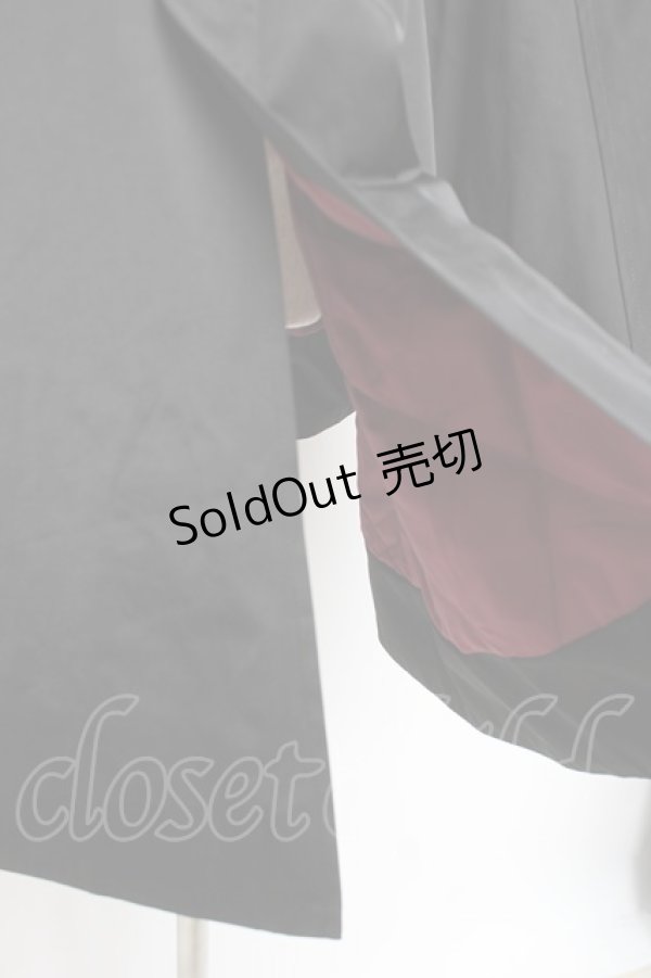 画像4: Deorart / ファイヤーマンバックルフード付マントコート M 黒 Y-26-01-09-116-PU-CO-SZ-ZY (4)