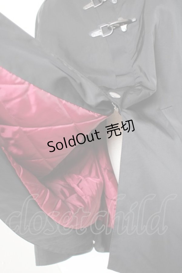 画像6: Deorart / ファイヤーマンバックルフード付マントコート M 黒 Y-26-01-09-116-PU-CO-SZ-ZY (6)