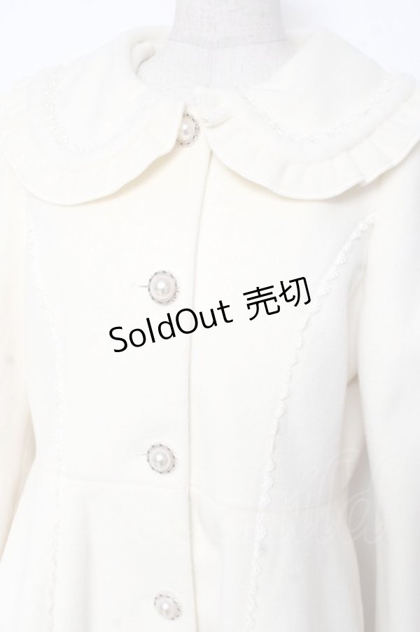 画像5: axes femme kawaii / ケープ付きロングコート M 生成り Y-26-01-09-120-AX-CO-SZ-ZY (5)