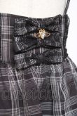 画像4: Ank Rouge / ホルターネックティアードスカパン  黒チェック Y-26-01-09-122-CA-PA-SZ-ZY (4)