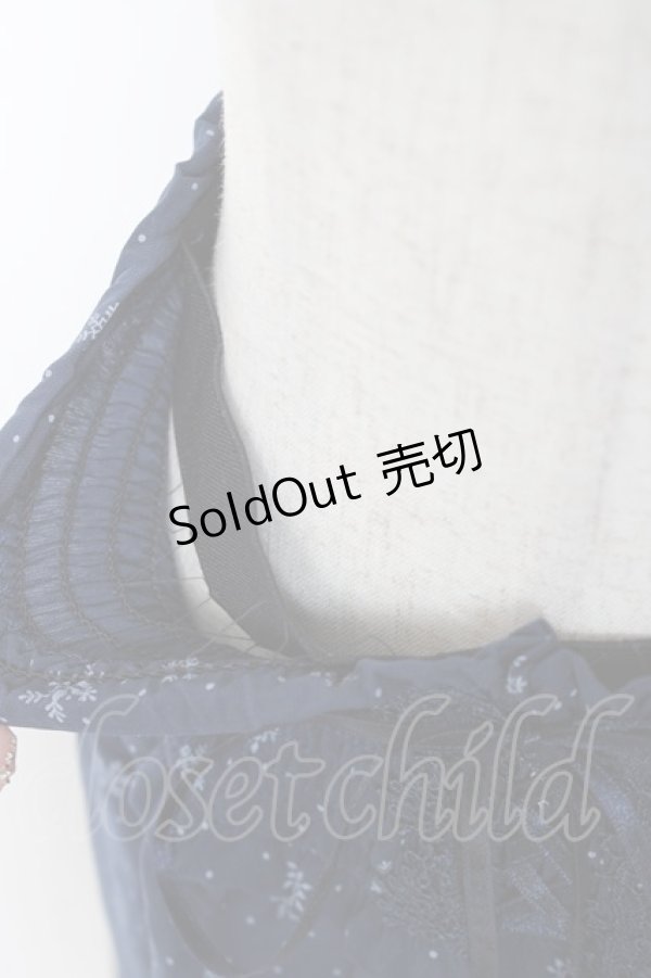 画像4: axes femme POETIQUE / 結晶柄スカート  紺 Y-26-01-09-123-AX-SK-SZ-ZI (4)