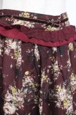 画像3: axes femme / フラワーモチーフスカート  ワイン Y-26-01-09-124-AX-SK-SZ-ZY (3)