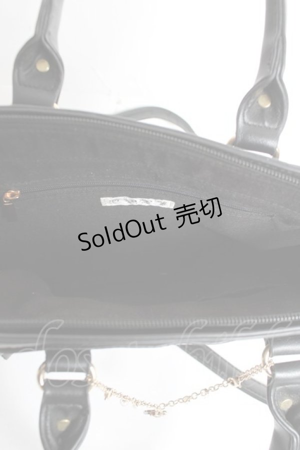 画像4: axes femme / チャーム付きミニショルダー  黒 Y-26-01-09-018-AX-BG-SZ-ZTK021 (4)