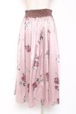 画像2: axes femme / ローズ柄ロングスカート Ｍ ピンク Y-26-01-09-145-AX-SK-SZ-ZY (2)