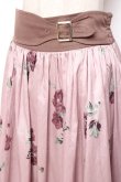 画像3: axes femme / ローズ柄ロングスカート Ｍ ピンク Y-26-01-09-145-AX-SK-SZ-ZY (3)