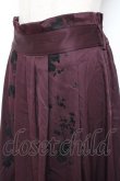 画像3: axes femme / フラワーフロッキー切替スカート F ワイン Y-26-01-09-150-AX-SK-SZ-ZY (3)