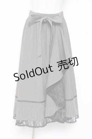 画像: axes femme / マルチWAYフリルスカート F カーキ Y-26-01-09-154-AX-SK-SZ-ZI