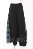 画像3: axes femme / チェック切替ワイドパンツ L 黒 Y-26-01-09-157-AX-PA-SZ-ZY (3)