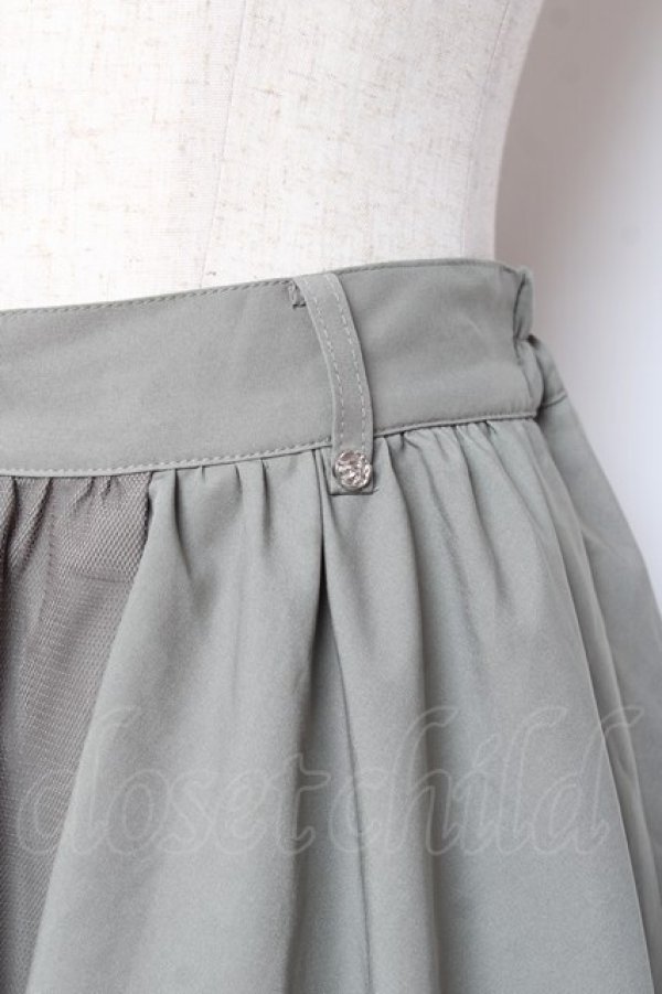 画像3: axes femme / 異素材イレヘムロングスカート F グリーン Y-26-01-09-158-AX-SK-SZ-ZY (3)