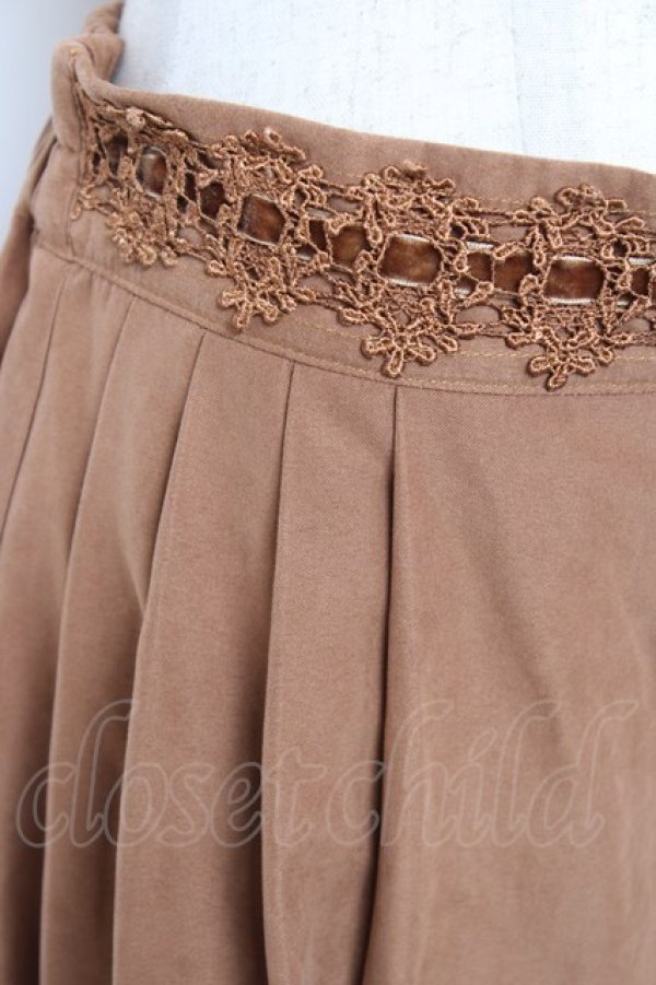 画像5: axes femme / スエード調ワイドパンツ M キャメル Y-26-01-09-162-AX-PA-SZ-ZY (5)