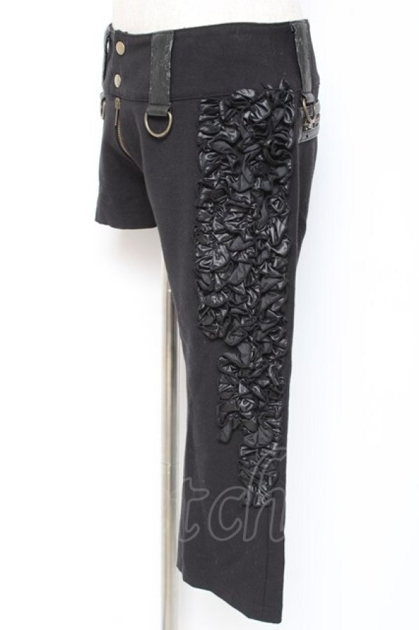 画像2: Na+H / Elegunt Punk!パンツ  ブラック Y-26-01-09-165-PU-PA-SZ-ZY (2)