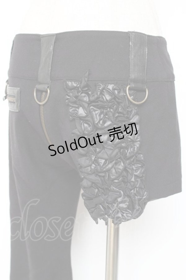 画像4: Na+H / Elegunt Punk!パンツ  ブラック Y-26-01-09-165-PU-PA-SZ-ZY (4)