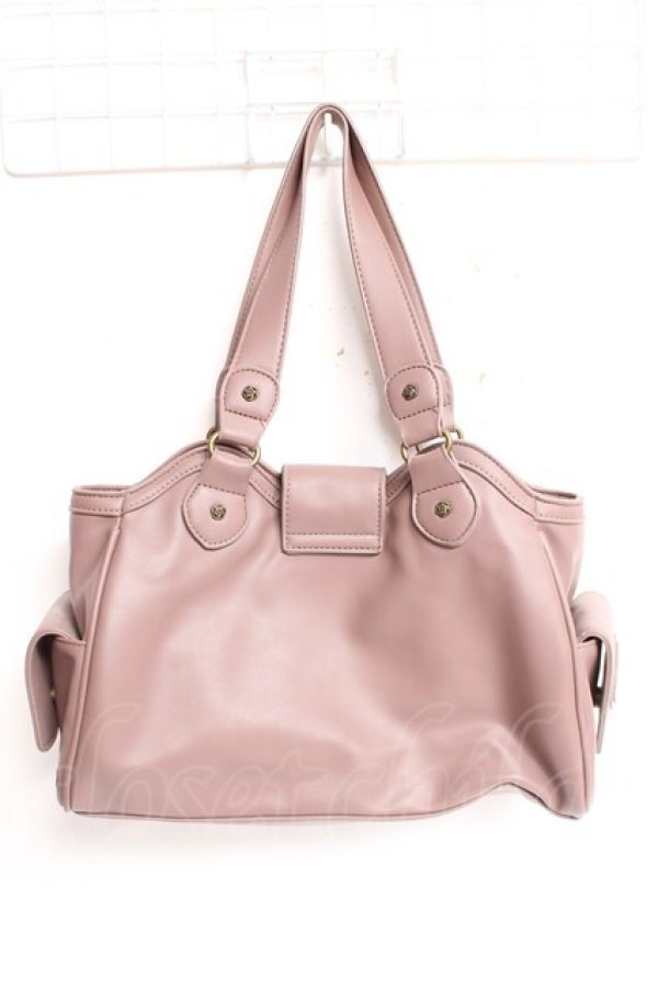 画像3: axes femme / バラパッチワークバッグ  ピンク Y-26-01-09-021-AX-BG-SZ-ZY (3)