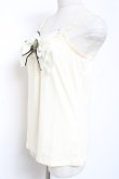 画像2: axes femme / カメオリボンキャミソール M 生成り Y-26-01-09-026-AX-TO-SZ-ZY (2)