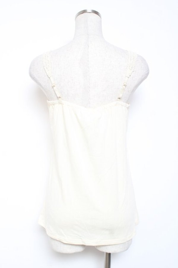 画像3: axes femme / カメオリボンキャミソール M 生成り Y-26-01-09-026-AX-TO-SZ-ZY (3)
