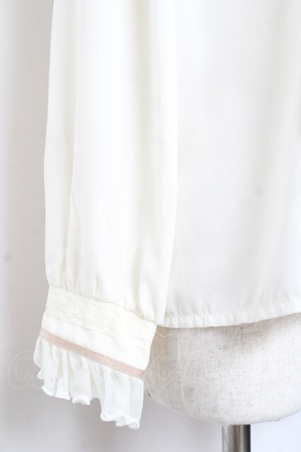 画像3: axes femme POETIQUE / ローズプチリボンブラウス M 生成り Y-26-01-09-028-AX-TO-SZ-ZY (3)